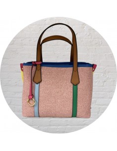 Bolso bandolera tela y colores