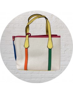 Bolso bandolera tela y colores 2