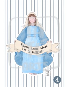 Lámina Yo os protejo