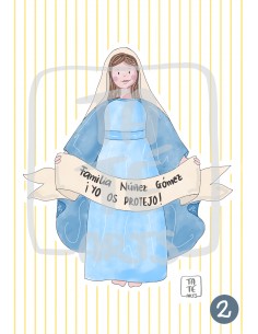 Lámina Yo os protejo 2