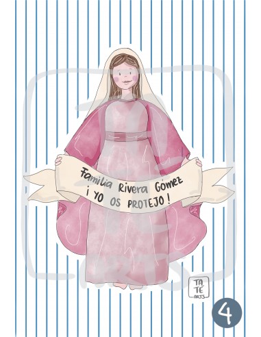 Lámina Yo os protejo