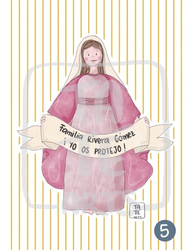 Lámina Yo os protejo