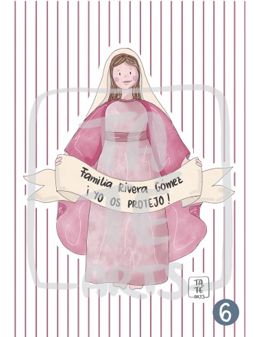 Lámina Yo os protejo