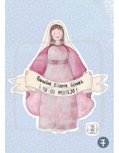 Lámina Yo os protejo