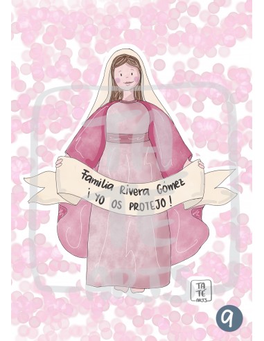 Lámina Yo os protejo