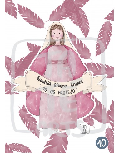 Lámina Yo os protejo