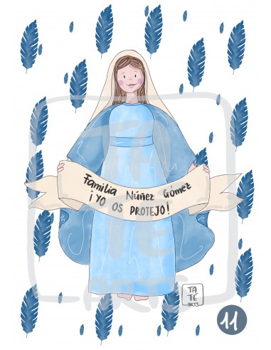 Lámina Yo os protejo