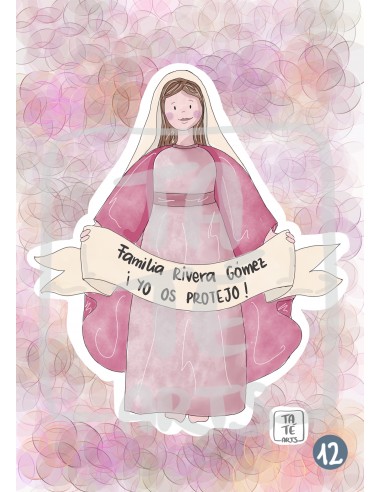 Lámina Yo os protejo