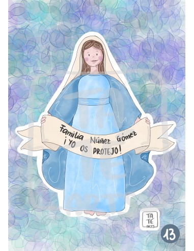 Lámina Yo os protejo