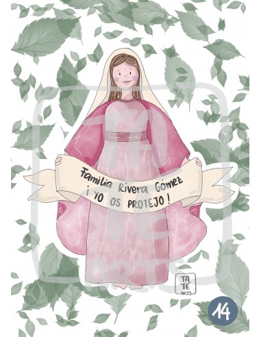 Lámina Yo os protejo