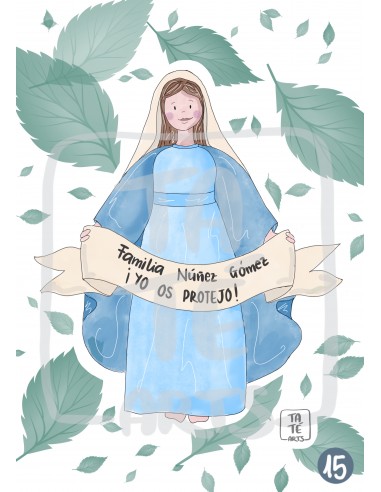 Lámina Yo os protejo