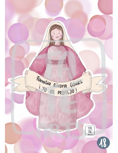 Lámina Yo os protejo