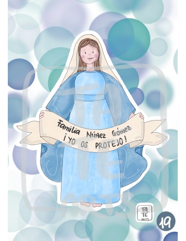Lámina Yo os protejo