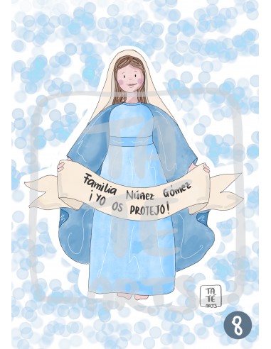 Lámina Yo os protejo